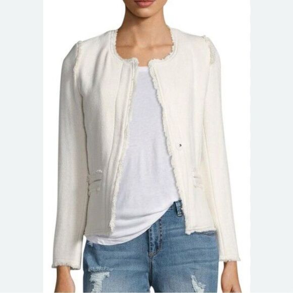 IRO Anglet Ivory Women's Jacket - Picture 7 of 7